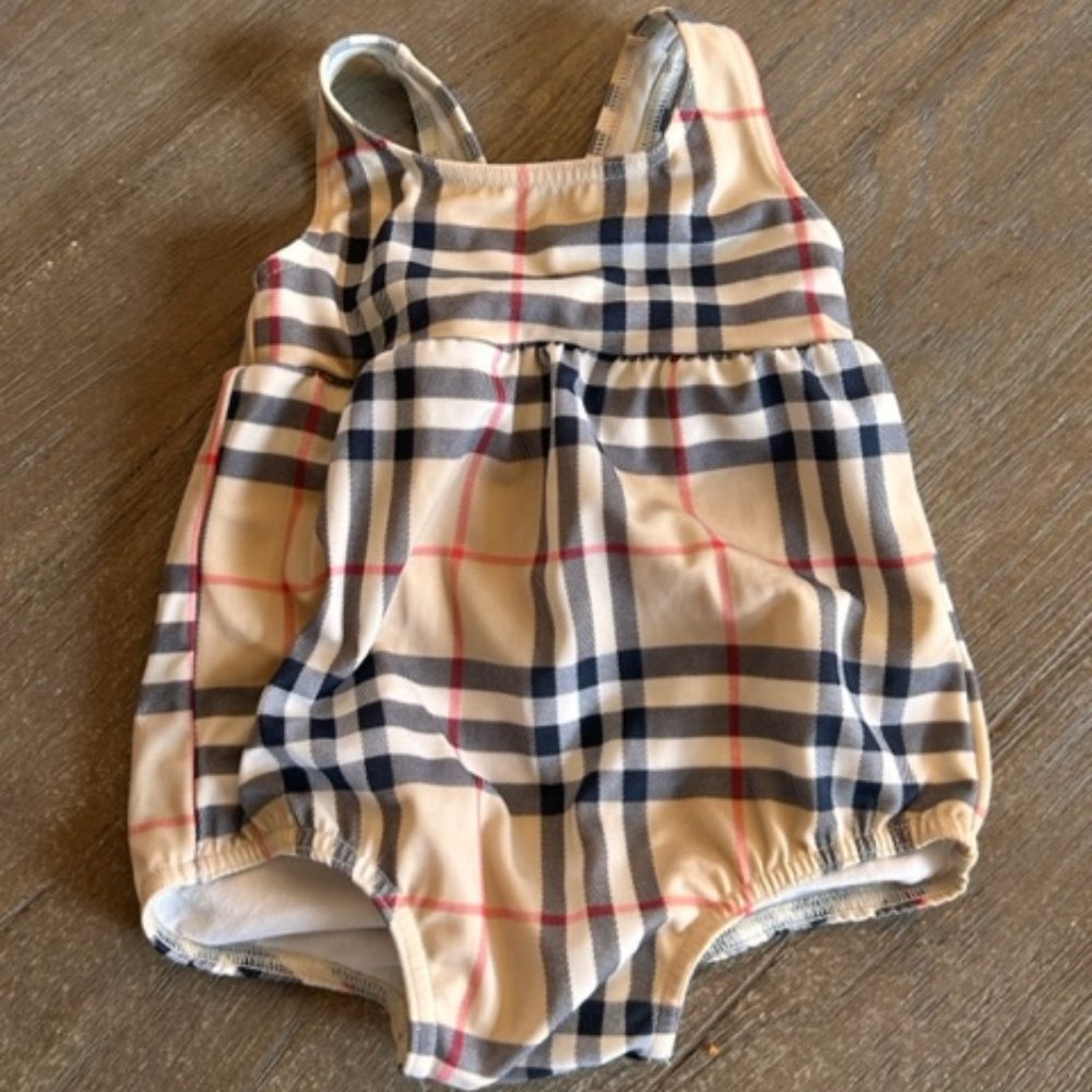 6m Burberry One Piece Swimsuit